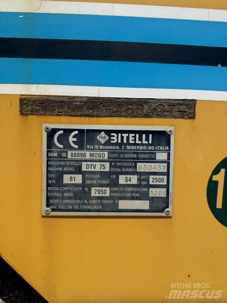 Bitelli DTV 75 Valjci sa duplim bubnjem