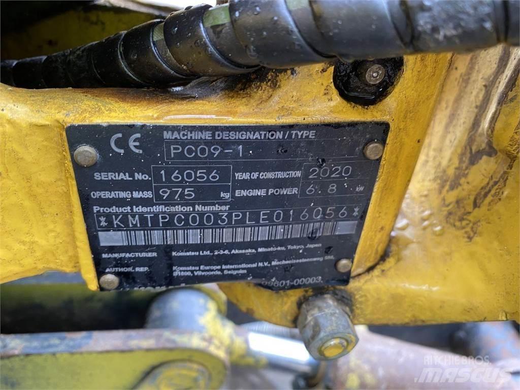 Komatsu PC09-1 Bageri točkaši