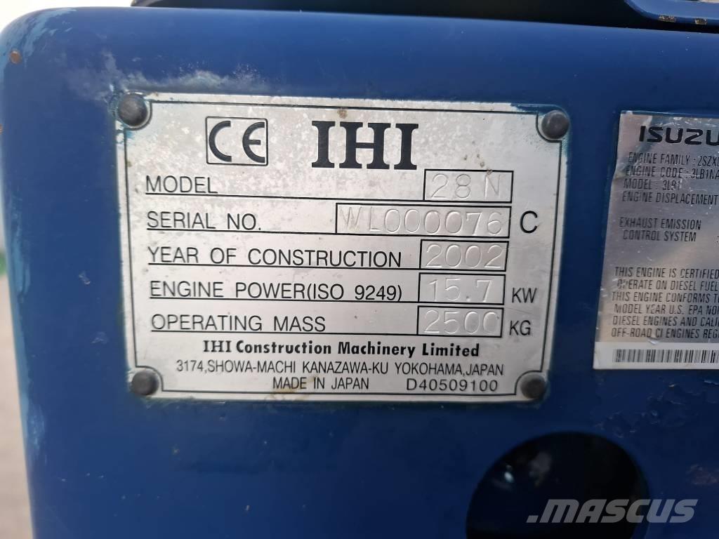 IHI 28 N Mini bageri < 7t