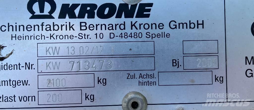 Krone KW 13.02/12 T Okretači i sakupljači sena
