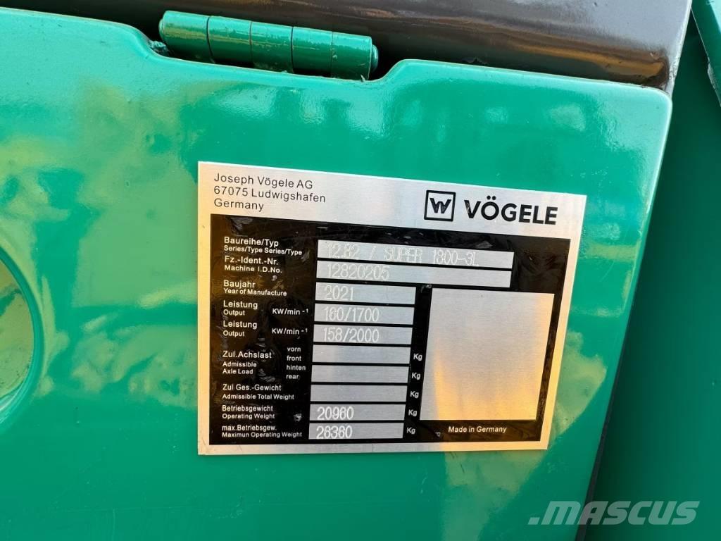 Vögele 1800-3 Asfaltni finišeri