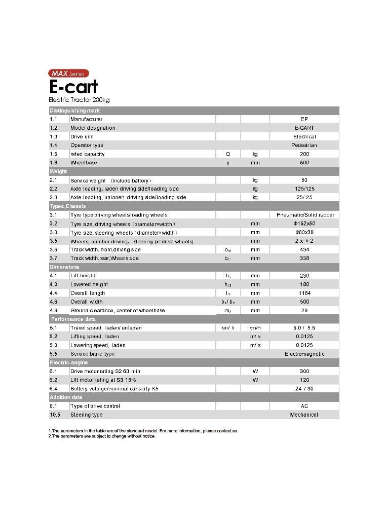 EP E-Cart Tegljači