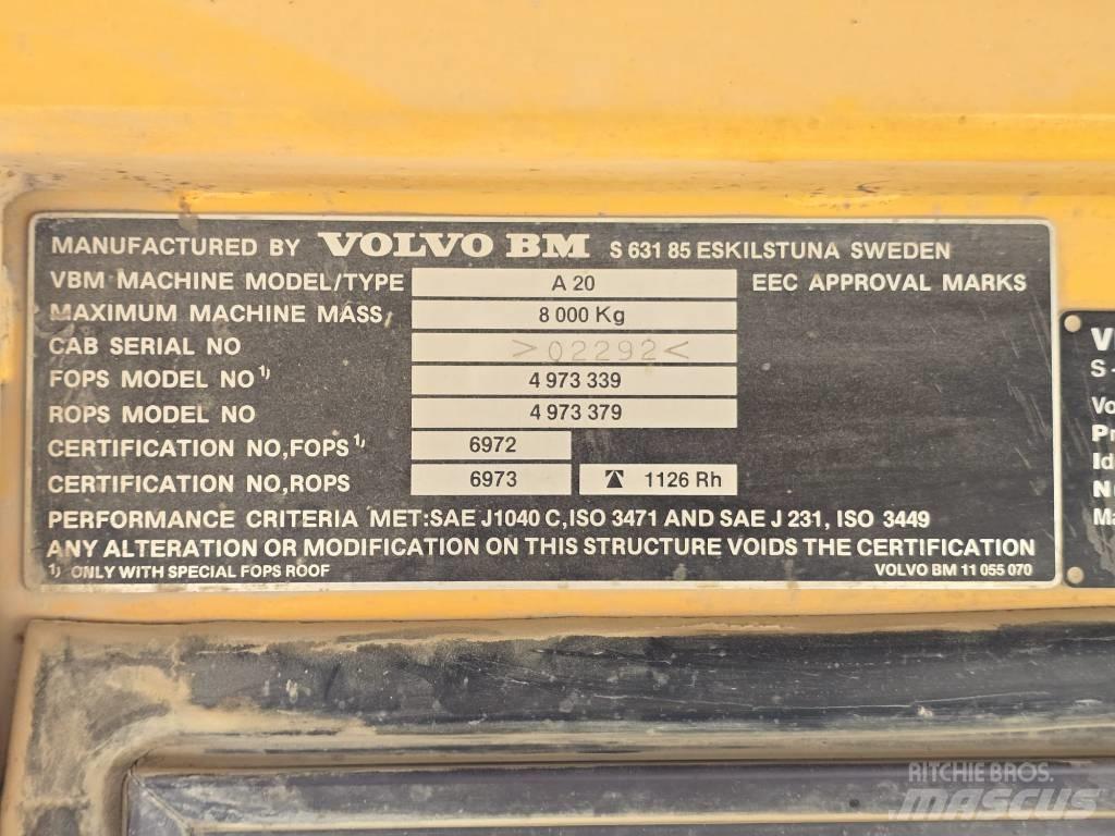 Volvo BM A 20 Damperi za gradilište