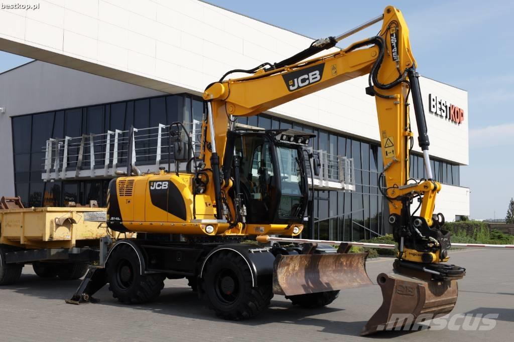 JCB JS 145 W Bageri točkaši