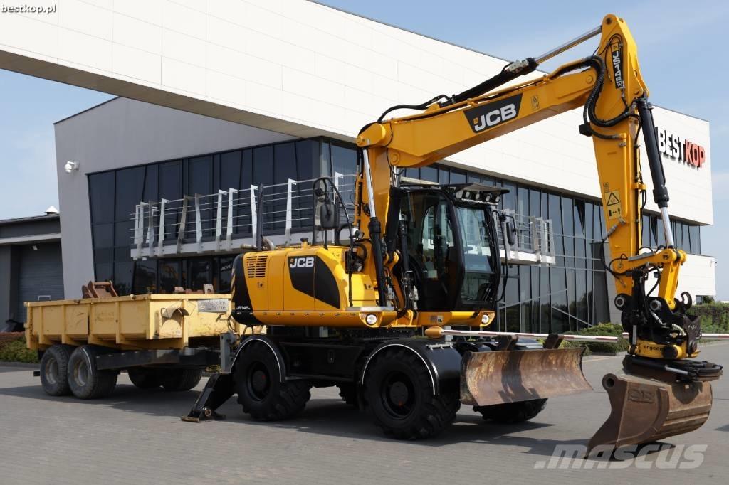 JCB JS 145 W Bageri točkaši