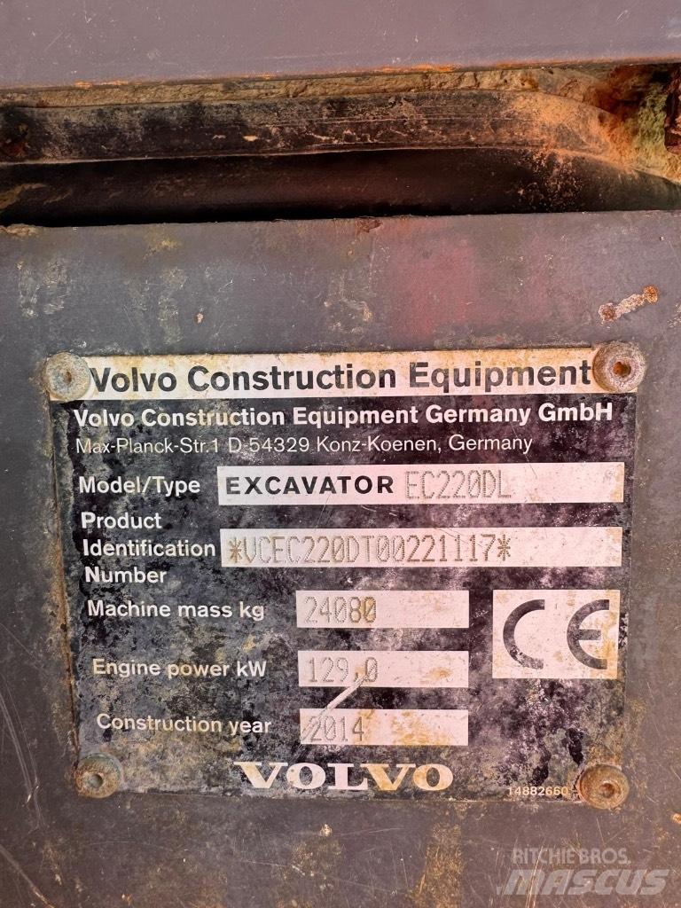 Volvo EC 220 DL Bageri guseničari