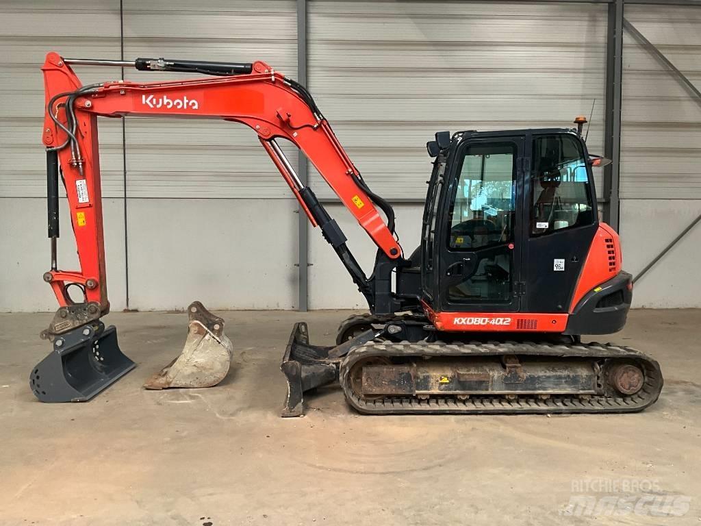 Kubota KX 080-4 A 2 Midi bageri 7t – 12t