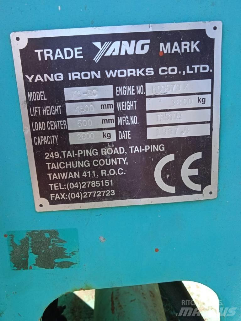 Yang FG20 Plinski viljuškari