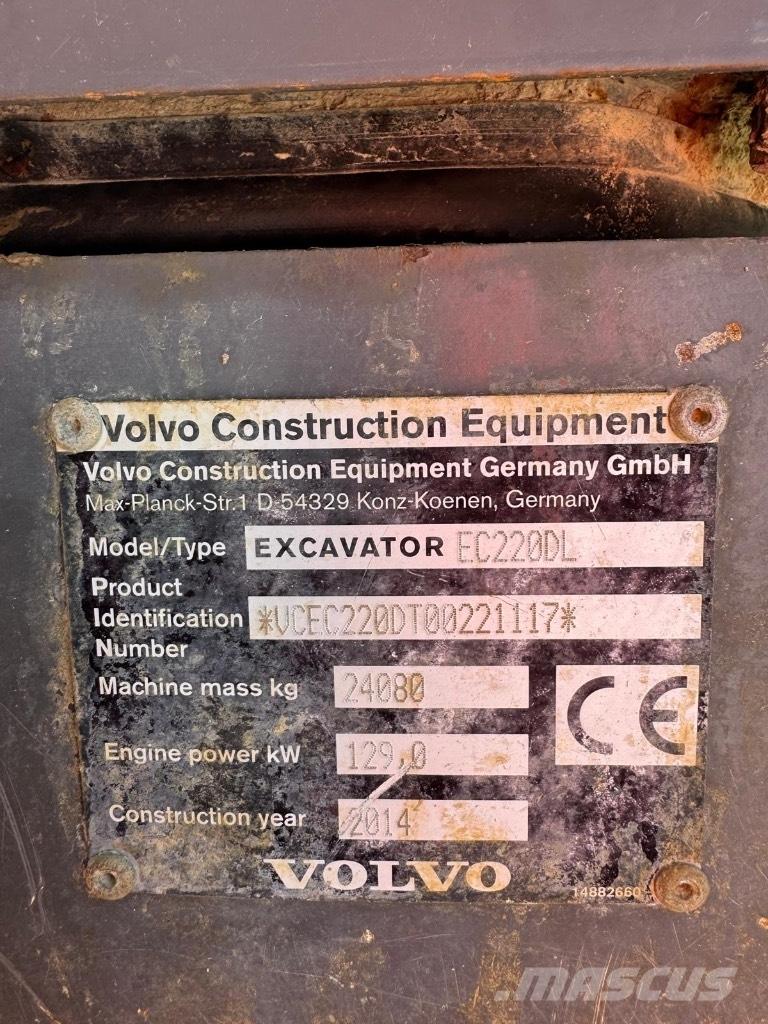 Volvo EC 220 DL Bageri guseničari