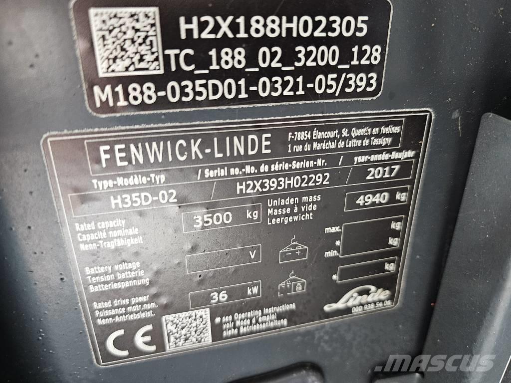 Linde H35D-02 Dizelski viljuškari