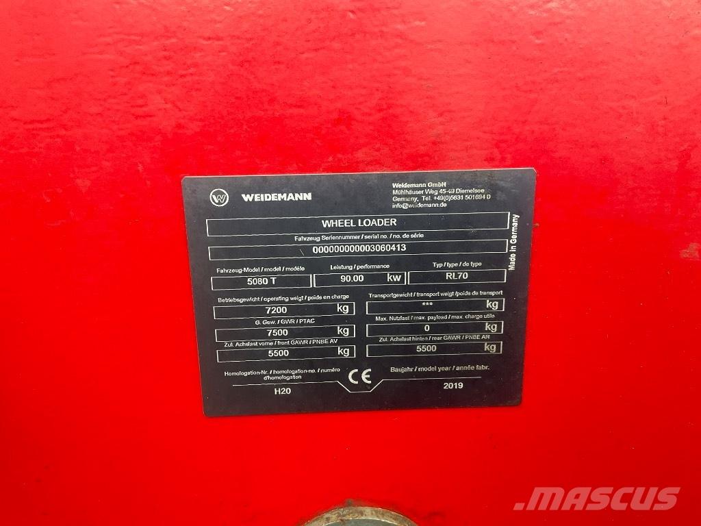 Weidemann 5080T Teleskopski utovarivači točkaši