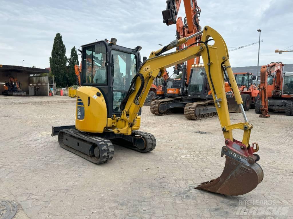 Komatsu PC26MR-3 Mini bageri < 7t