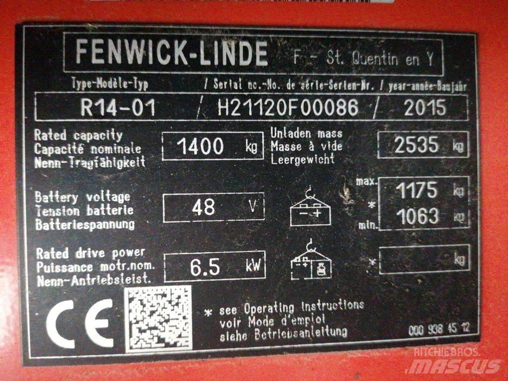 Linde R14-01 Viljuškari sa pomičnim stupom