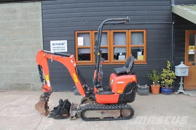 Kubota K 008-3 Mini excavators < 7t (Mini diggers)