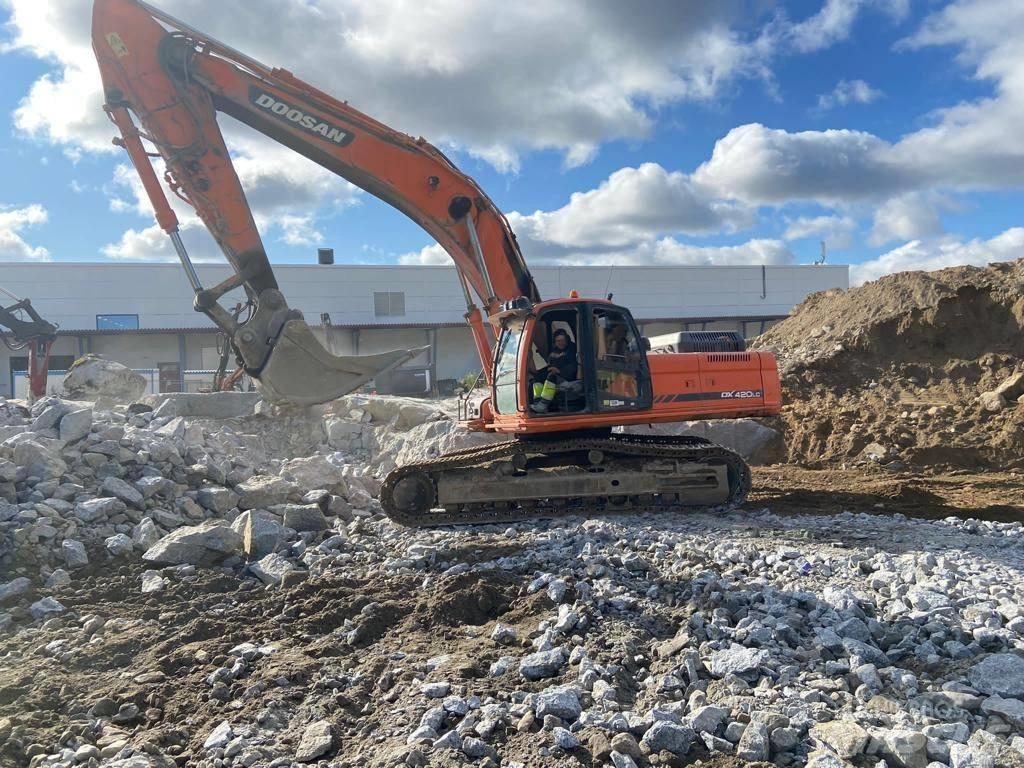 Doosan DX420LC Bageri guseničari