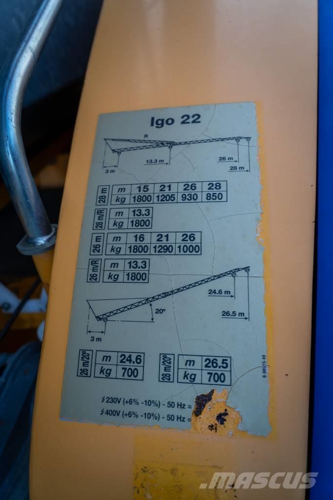 Potain Igo 22 Prenosni kranovi