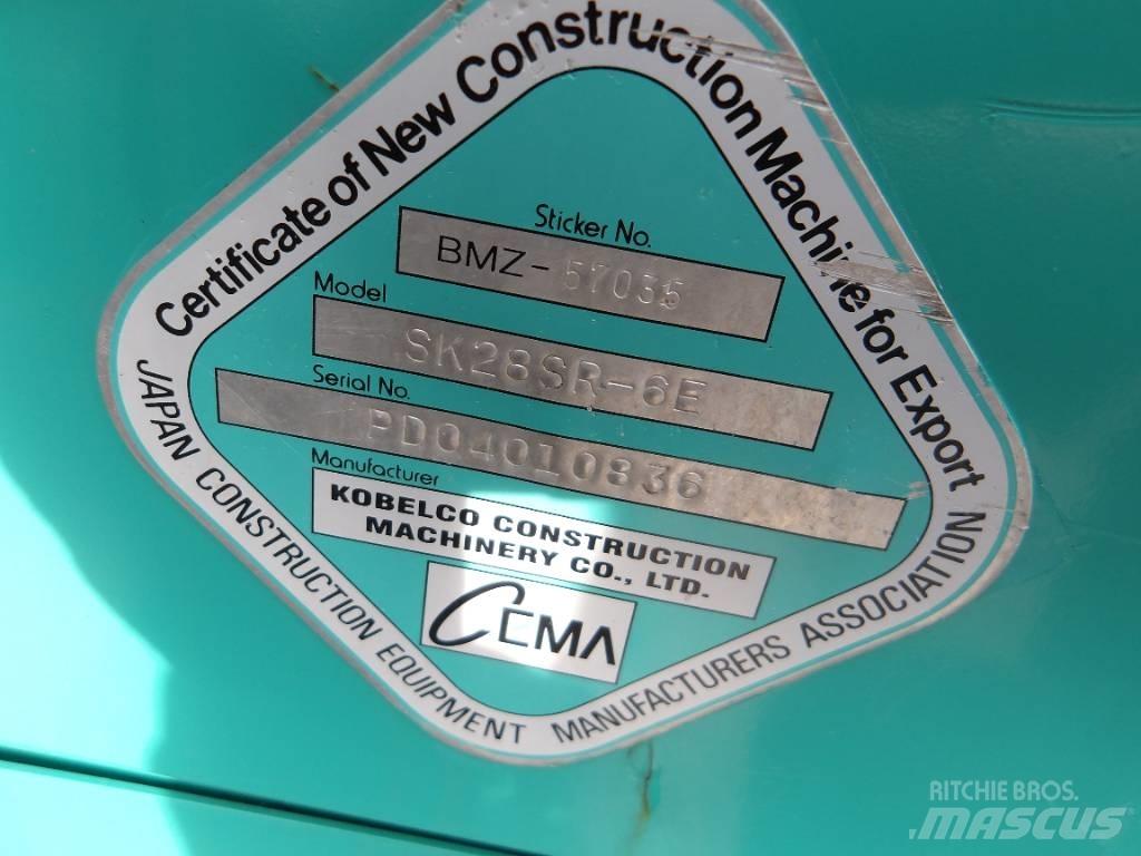 Kobelco SK 28 SR Mini bageri < 7t
