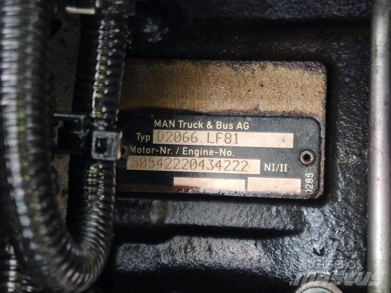 MAN D2066 LF81 Kargo motori