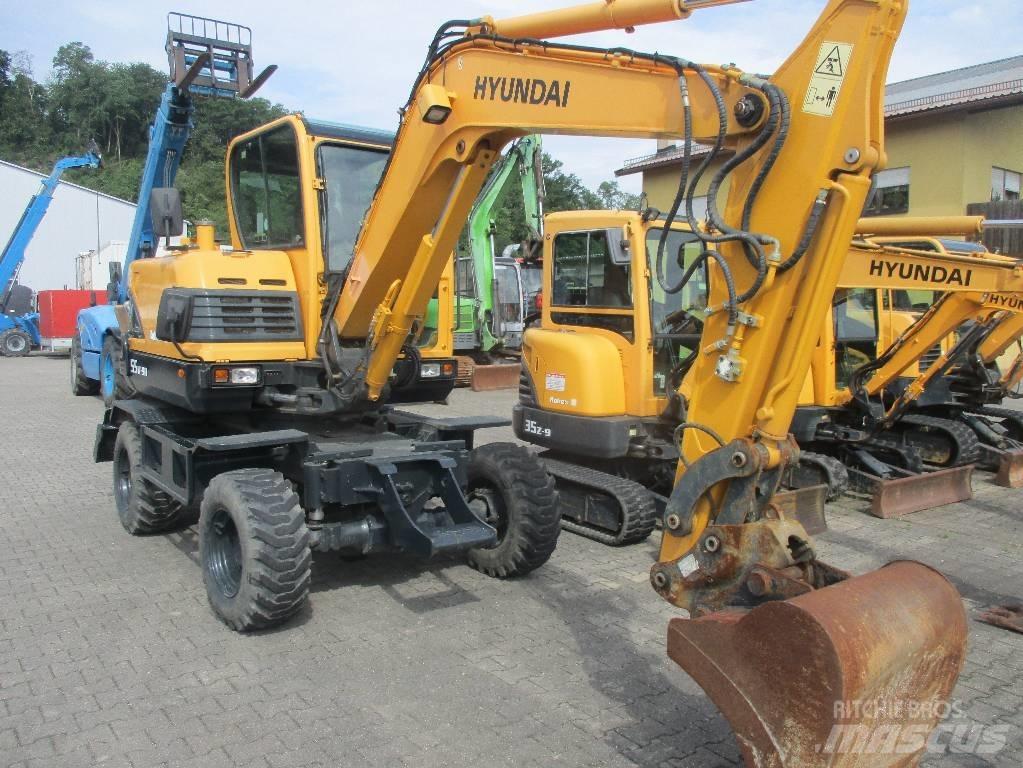 Hyundai Robex 55W-9 Bageri točkaši