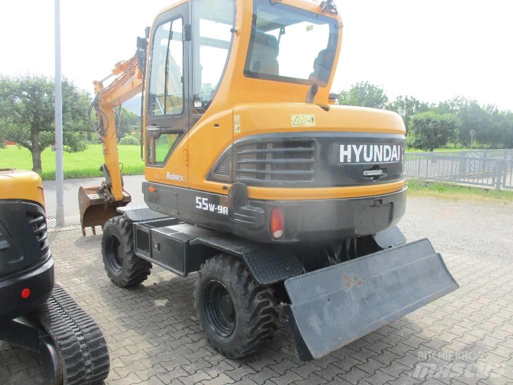 Hyundai Robex 55W-9 Bageri točkaši