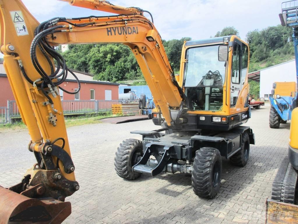 Hyundai Robex 55W-9 Bageri točkaši