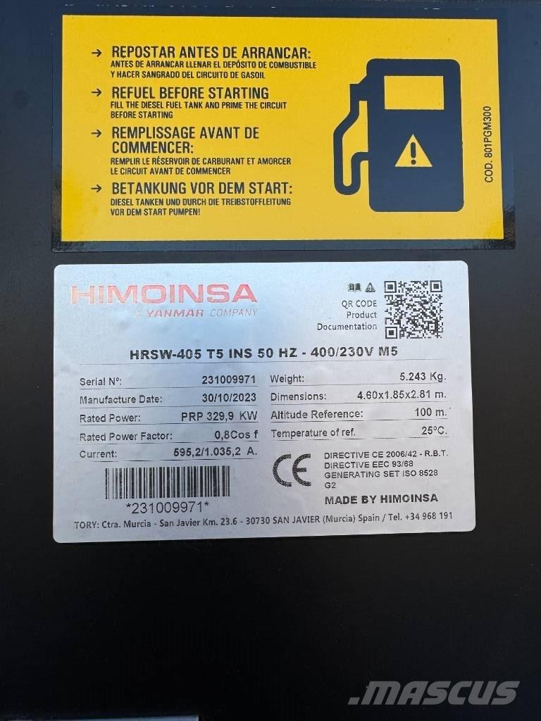 Himoinsa 405 Kva Dizel generatori