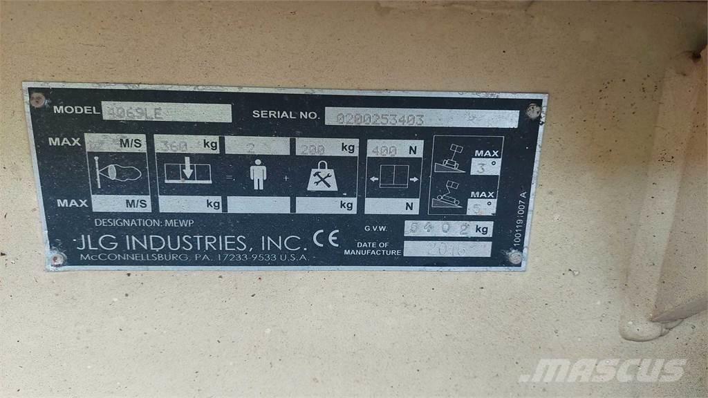 JLG 4069LE Makazaste platforme