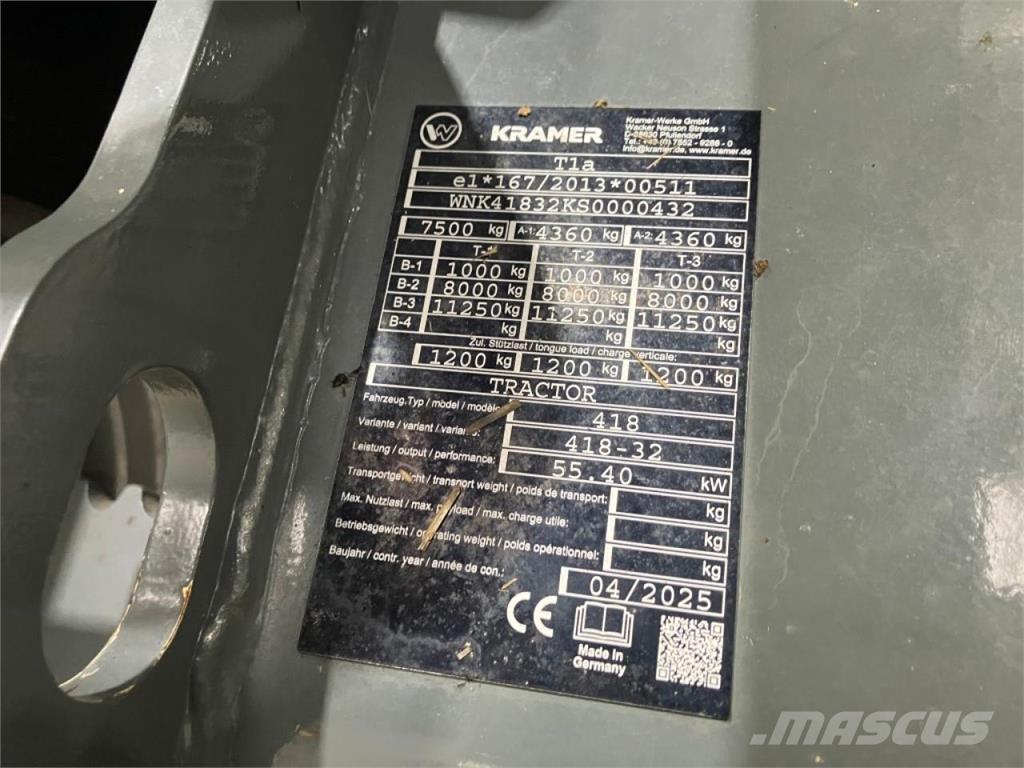 Kramer KT276 Poljoprivredni teleskopski utovarivači