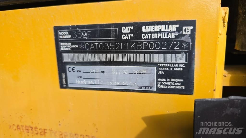CAT 352 F Bageri guseničari