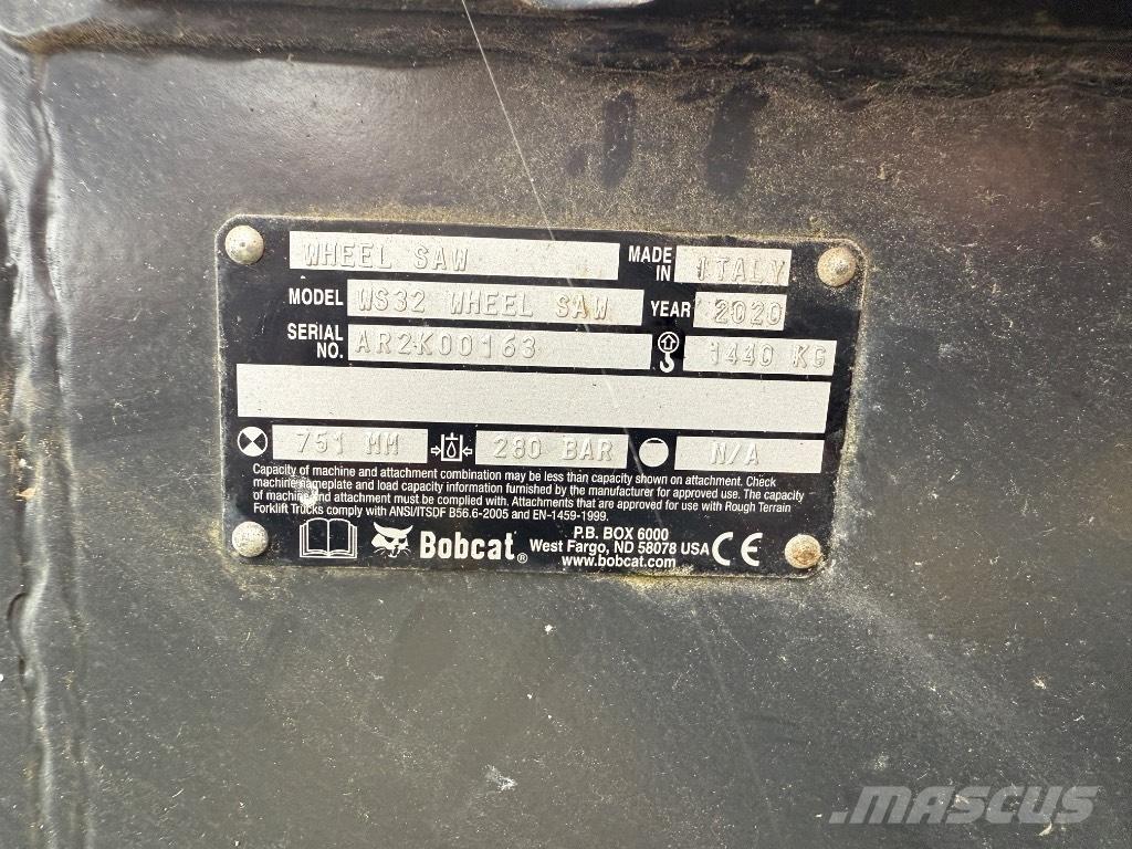 Bobcat WS 32 Ostale komponente za građevinarstvo