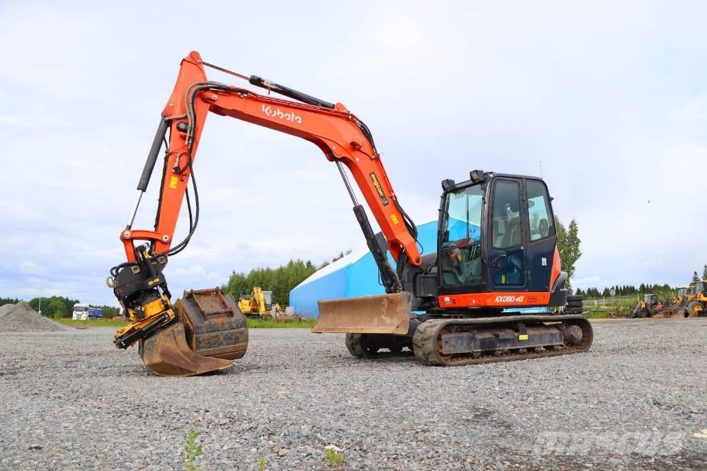 Kubota KX080-4a Midi bageri 7t – 12t
