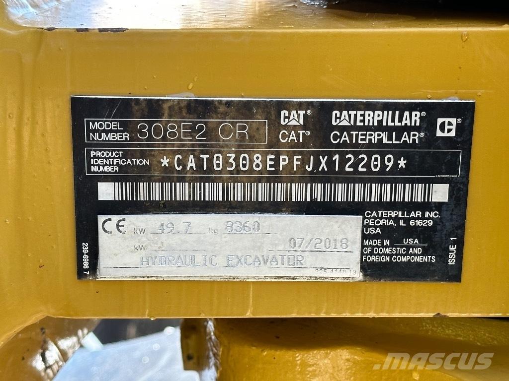CAT 308 E2 CR Midi bageri 7t – 12t
