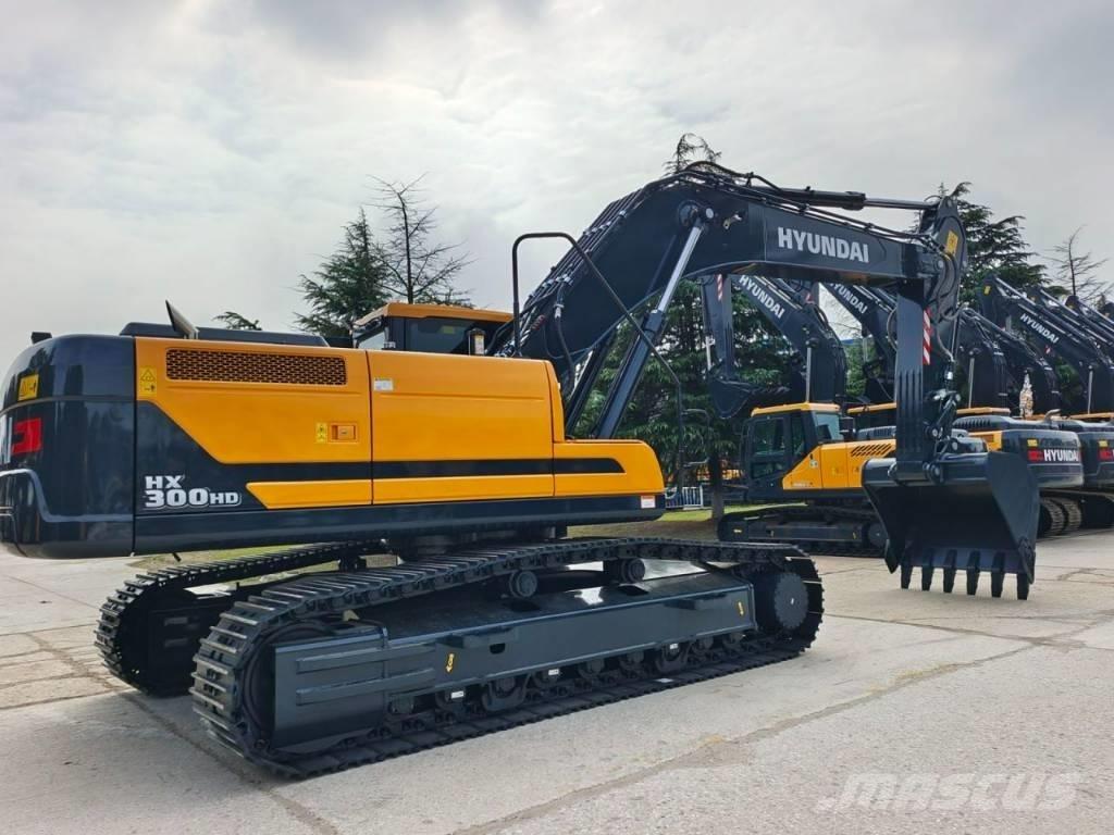 Hyundi HX300 Bageri guseničari