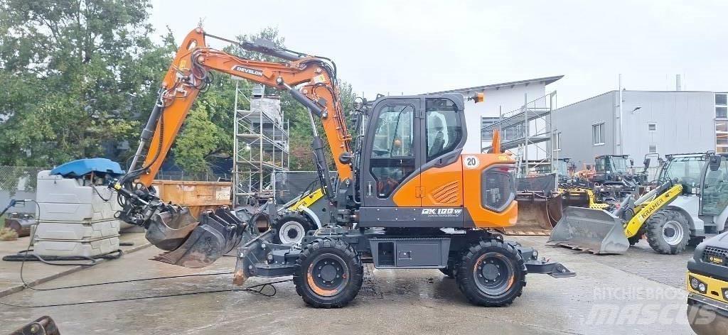 Doosan DX 100 W-7 Bageri točkaši