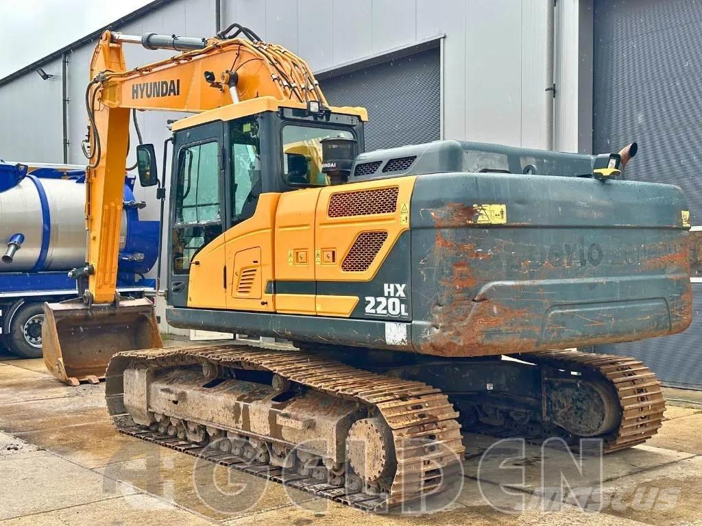 Hyundai HX220L Bageri guseničari