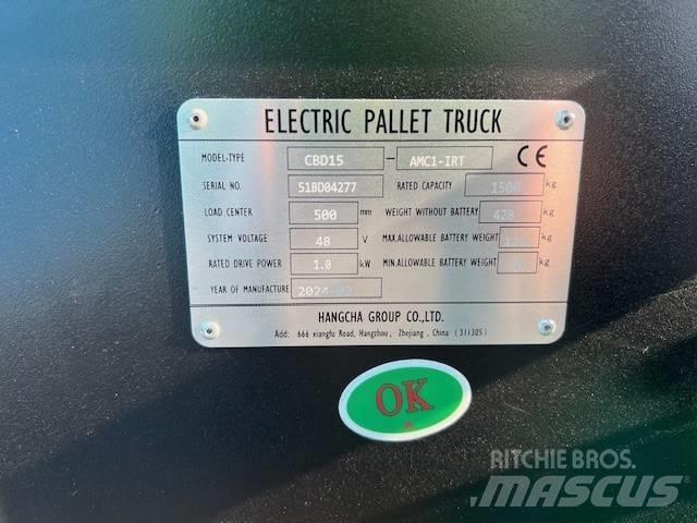 Hangcha CBD 15 AMC1 Nisko podizni električni viljuškar