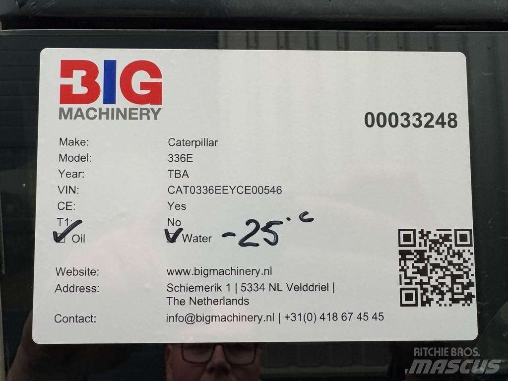 CAT 336EL Bageri guseničari