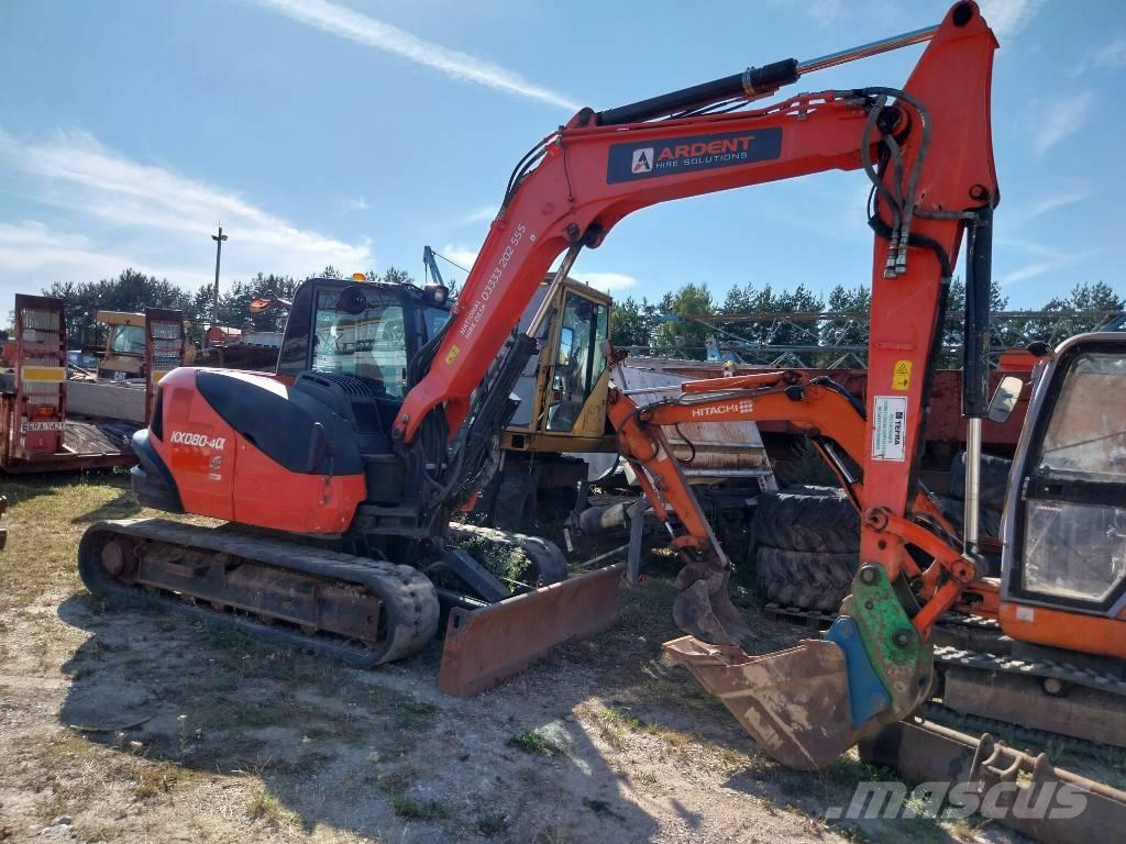 Kubota KX 080-4 Midi bageri 7t – 12t