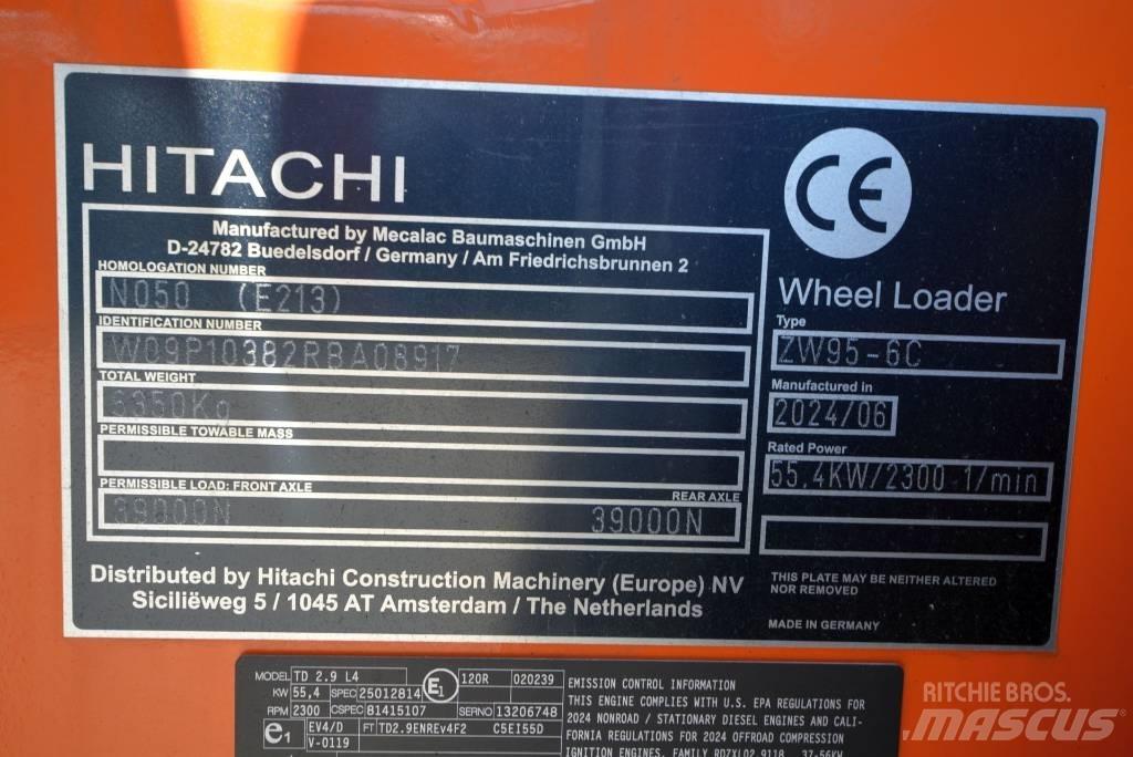 Hitachi ZW 95-6 C Utovarivači na točkove