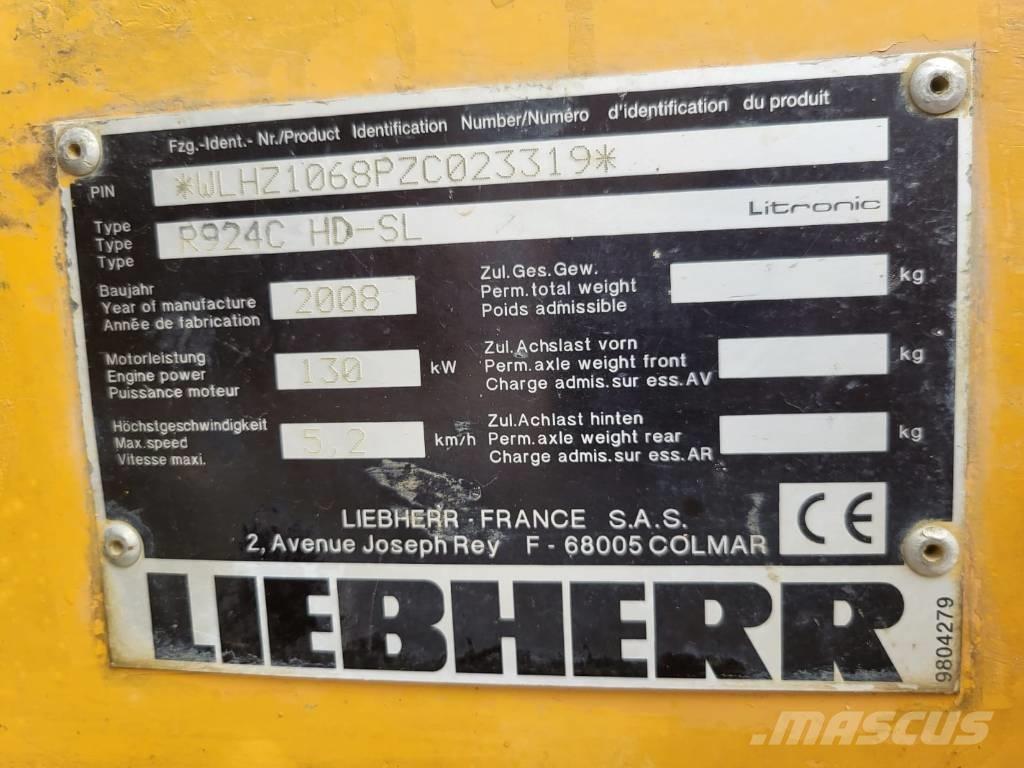 Liebherr R924 C SL Bageri guseničari