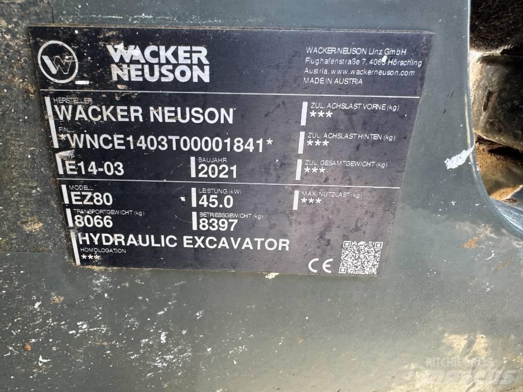 Wacker Neuson EZ80 Bageri guseničari