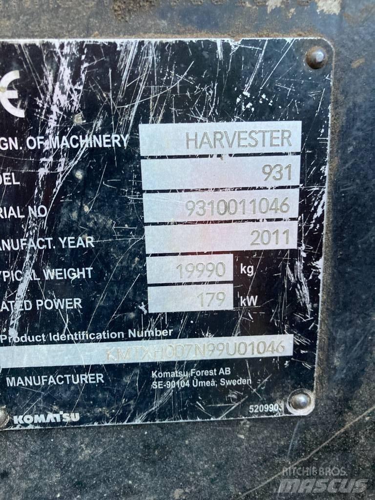 Komatsu 931.1 Harversteri