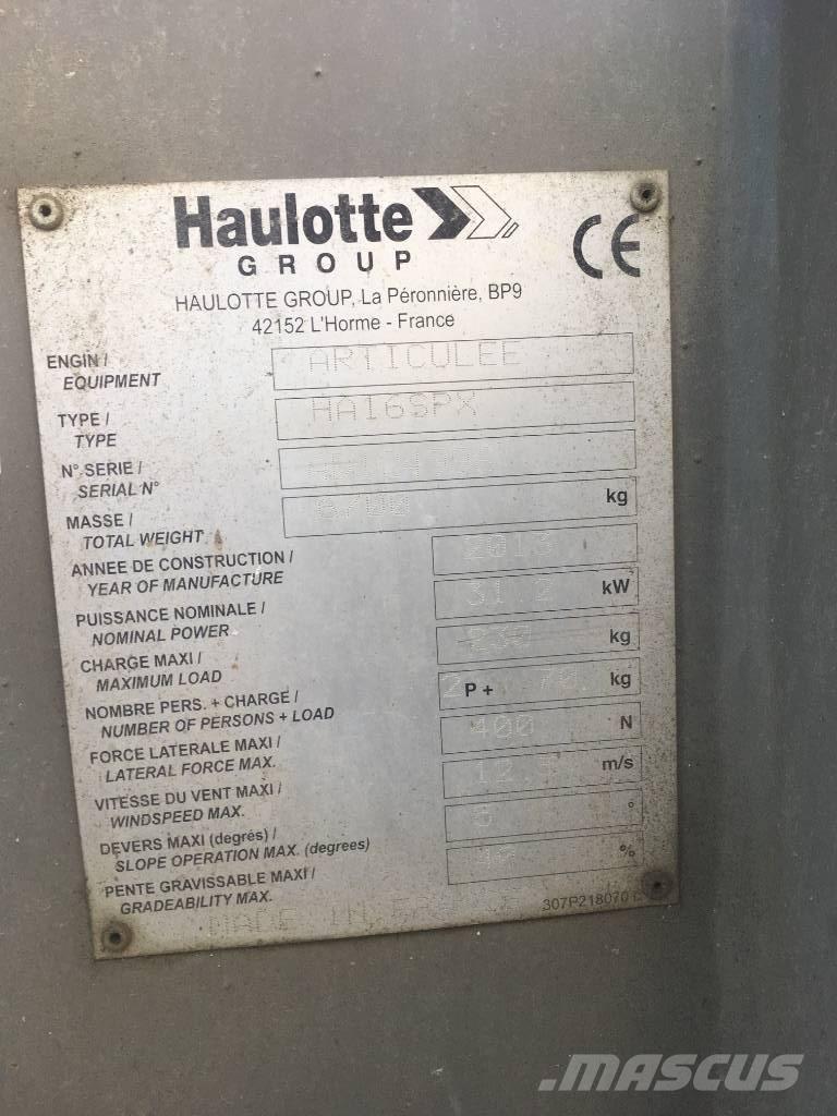 Haulotte HA 16 SPX Zglobne podizne platforme