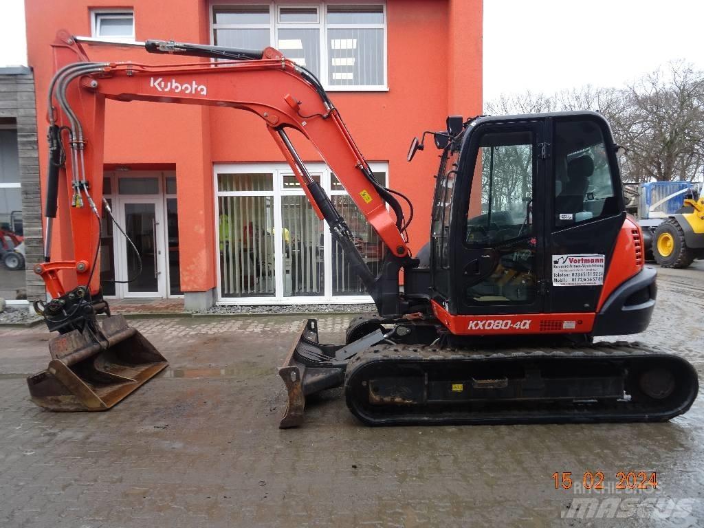 Kubota KX 080-4 Midi bageri 7t – 12t