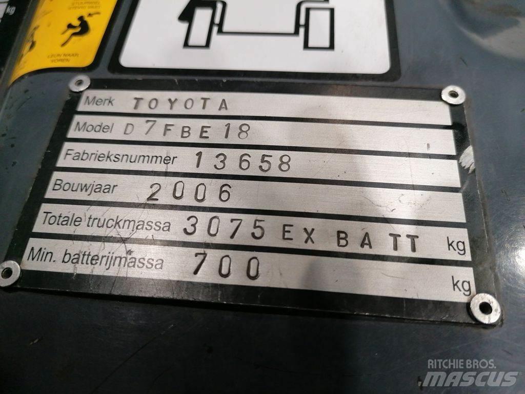 Toyota 7FBEF18 Električni viljuškari