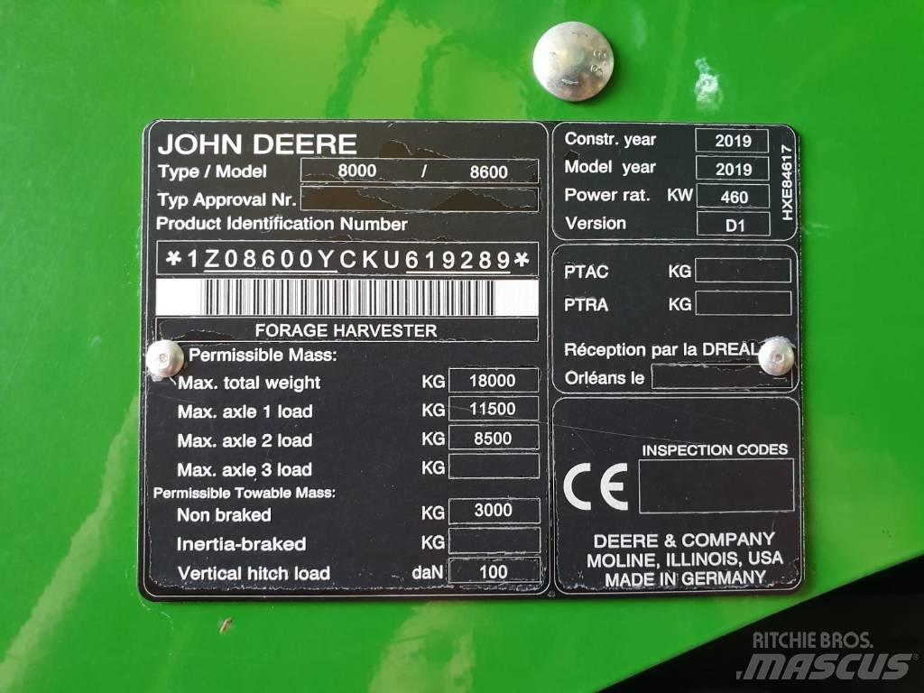 John Deere 8600I Kombajni za stočnu hranu
