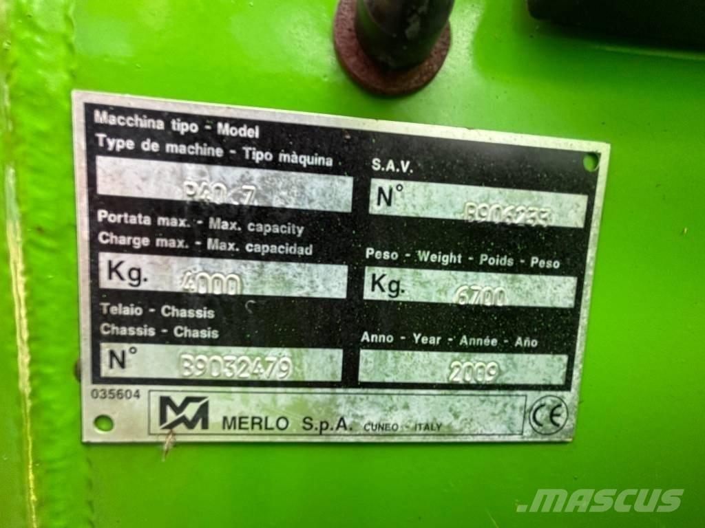 Merlo P 40.7 Poljoprivredni teleskopski utovarivači