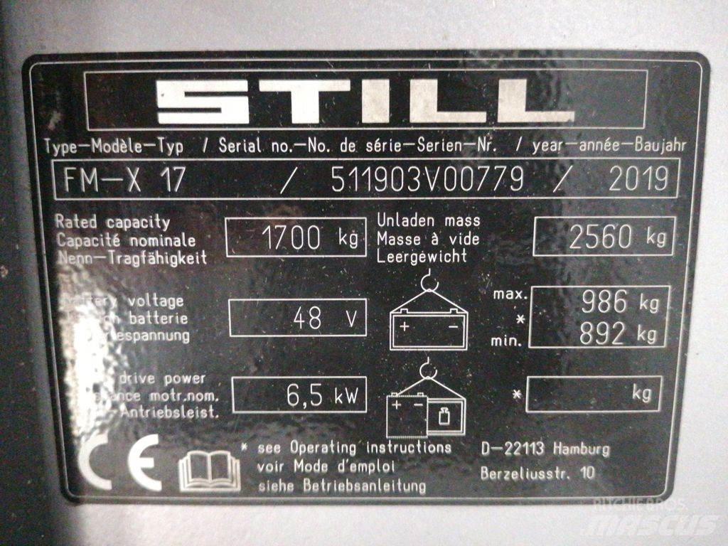 Still FM-X 17 Viljuškari sa pomičnim stupom
