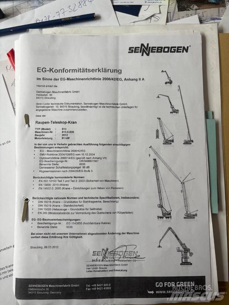 Sennebogen 613 R Derik kranovi