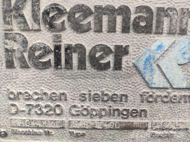 Kleemann SHB 12-90 Mašine za mlevenje/ drobljenje
